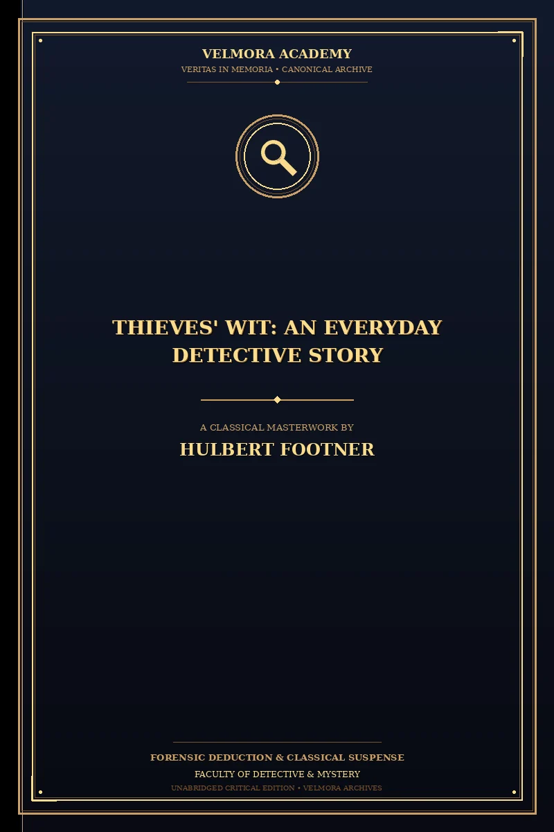 Cover of Thieves' Wit: An Everyday Detective Story