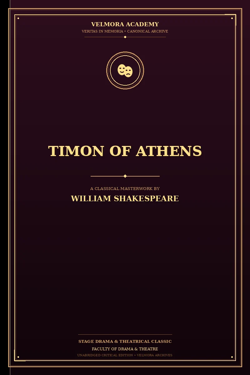 Cover of Timon of Athens