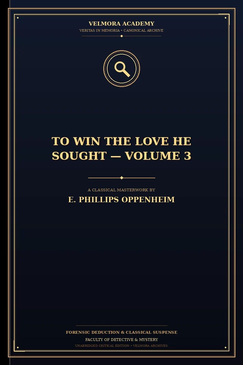 Cover of To Win the Love He Sought — Volume 3