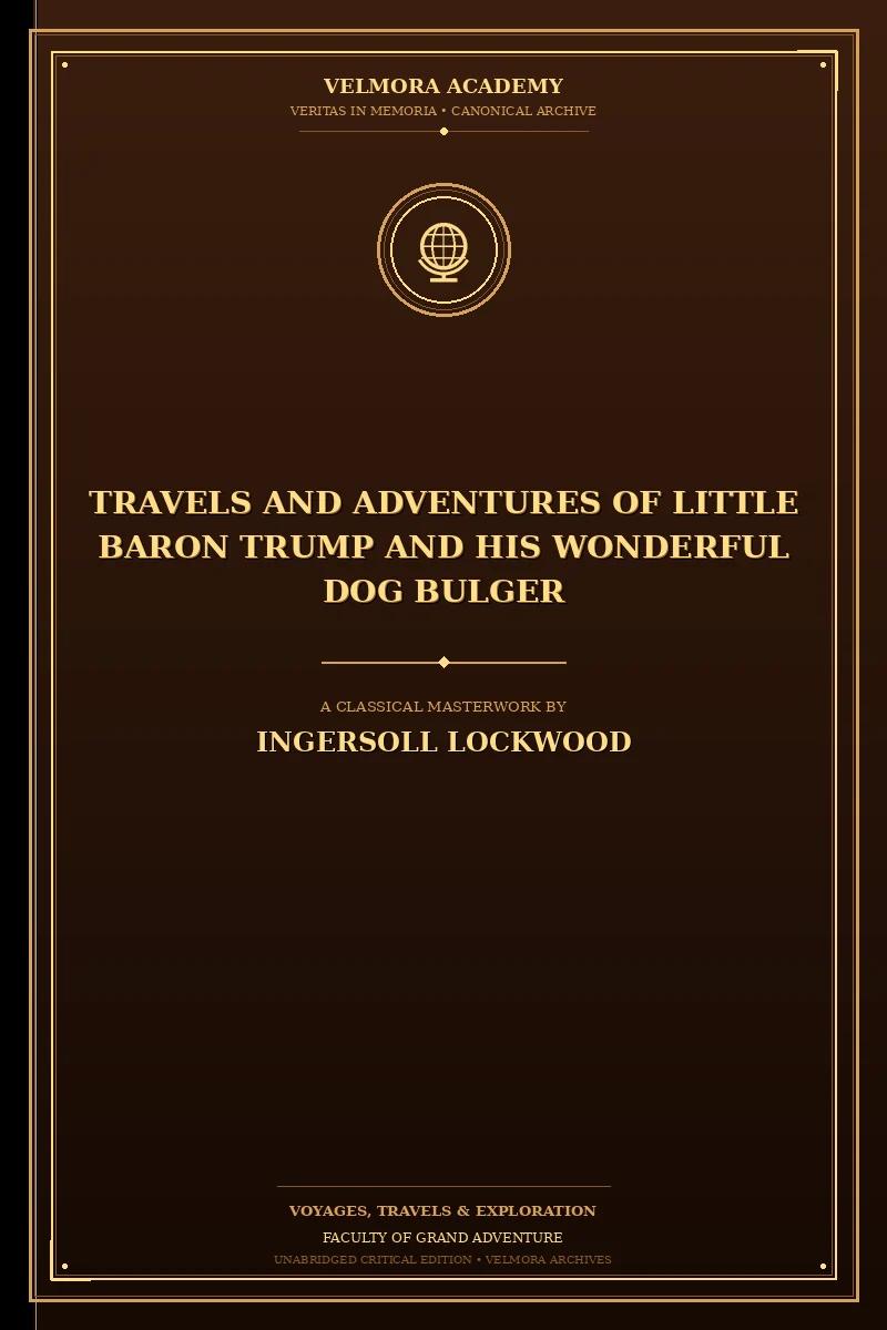 Cover of Travels and Adventures of Little Baron Trump and His Wonderful Dog Bulger