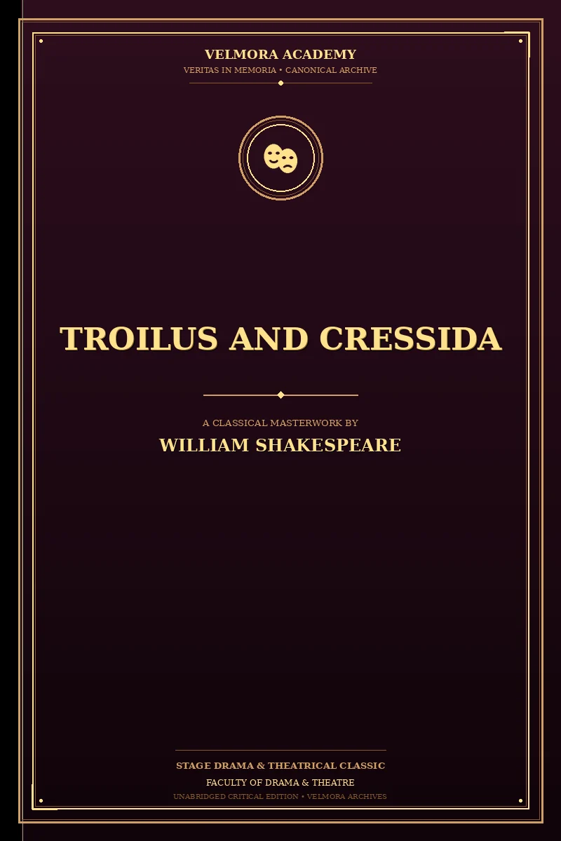 Cover of Troilus and Cressida