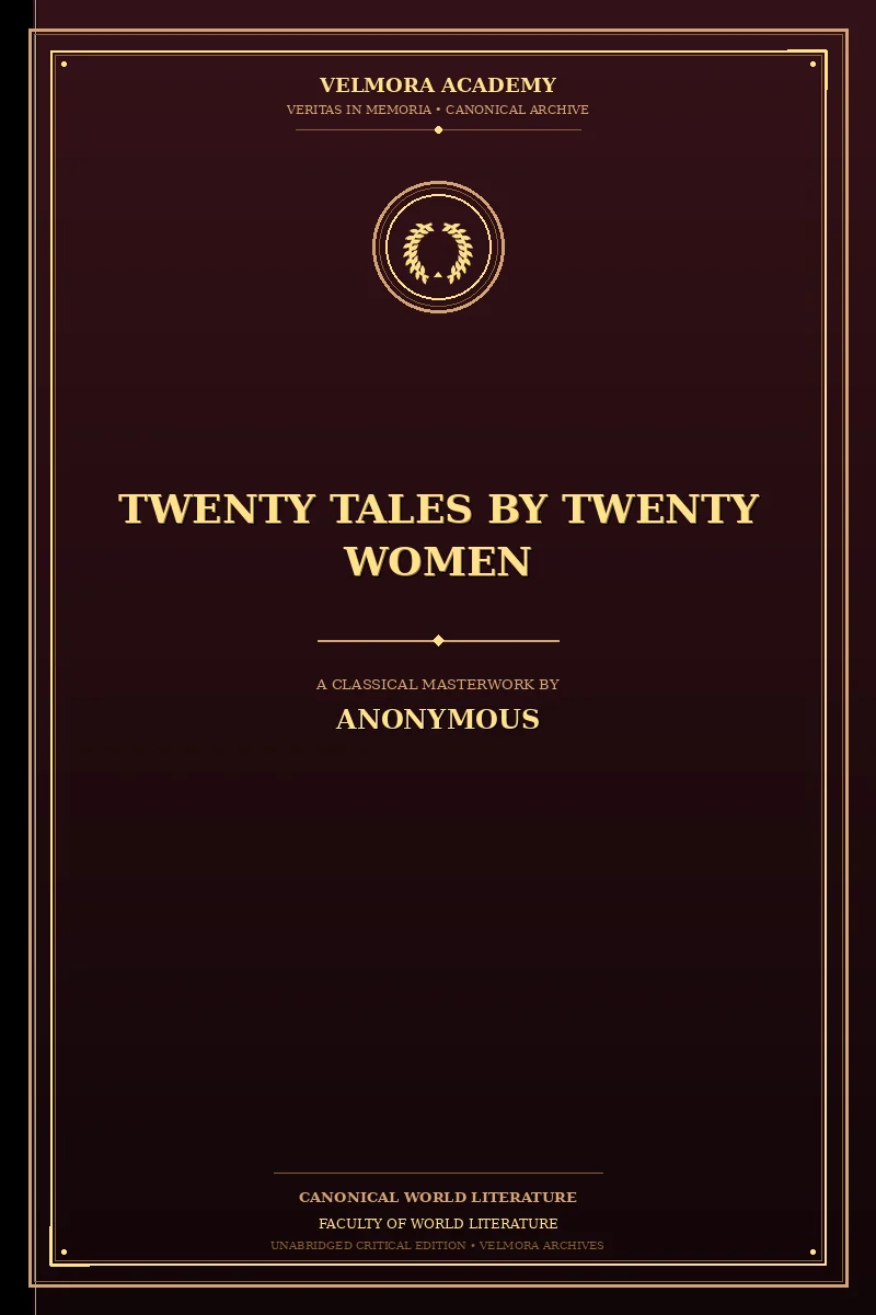 Cover of Twenty tales by twenty women