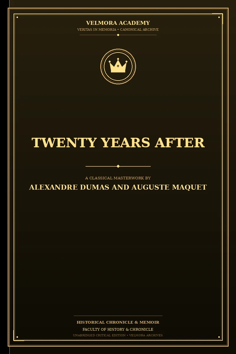 Cover of Twenty Years After