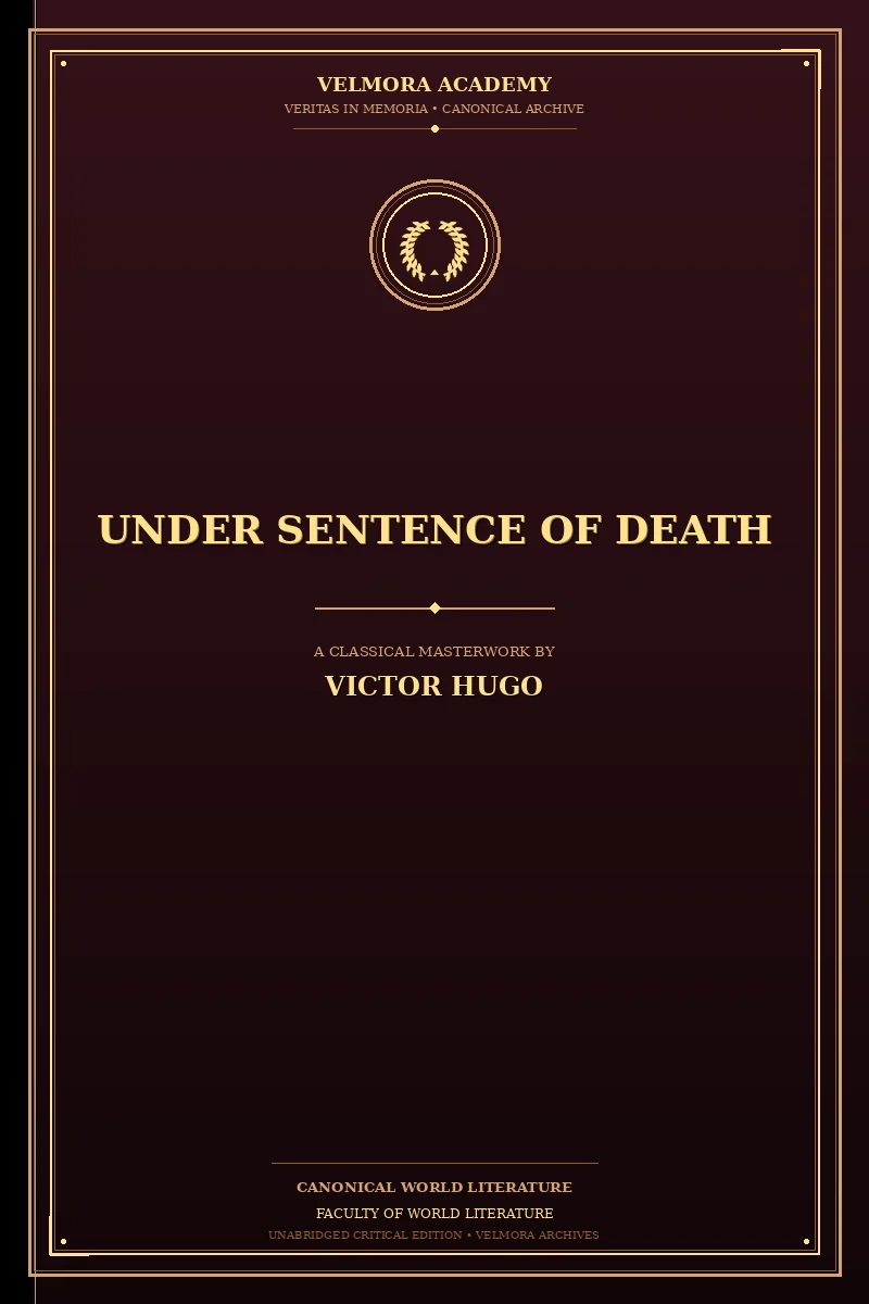 Cover of Under Sentence of Death
