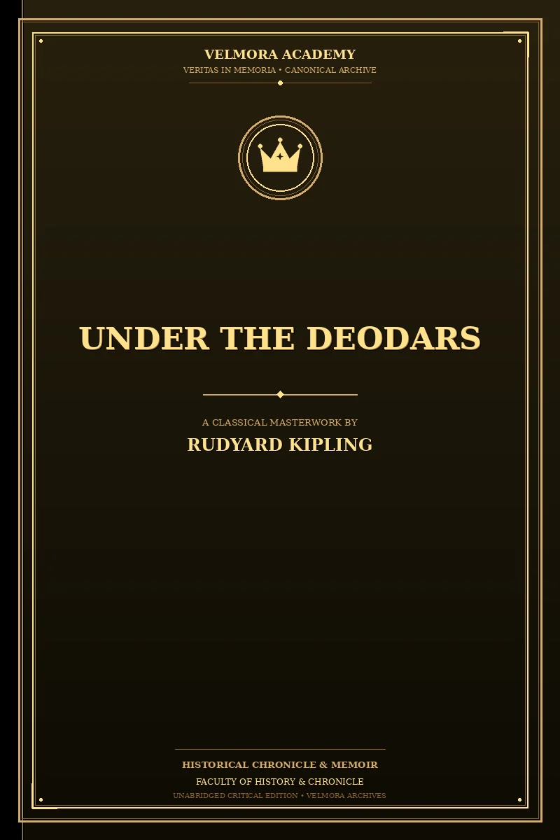 Cover of Under the Deodars