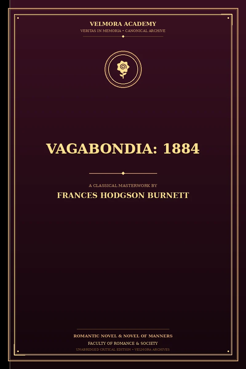 Cover of Vagabondia: 1884