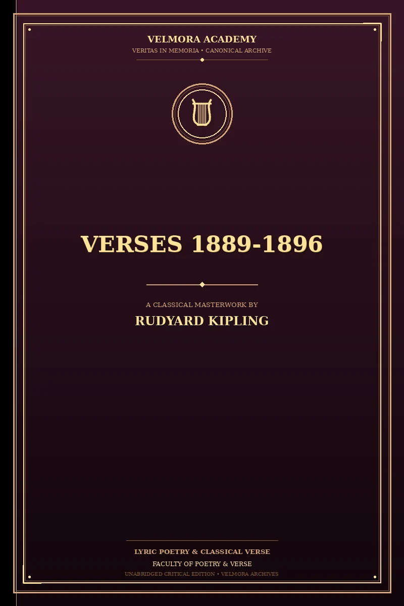 Cover of Verses 1889-1896