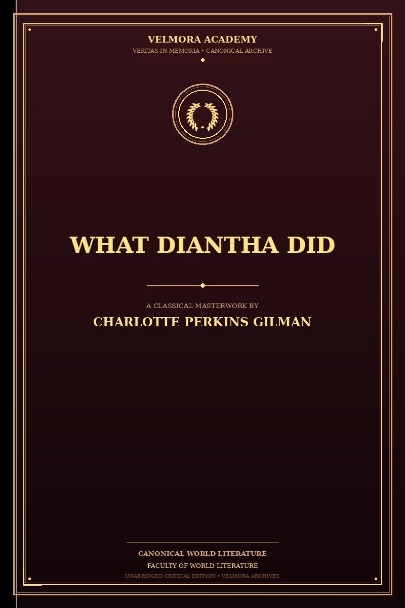 Cover of What Diantha Did