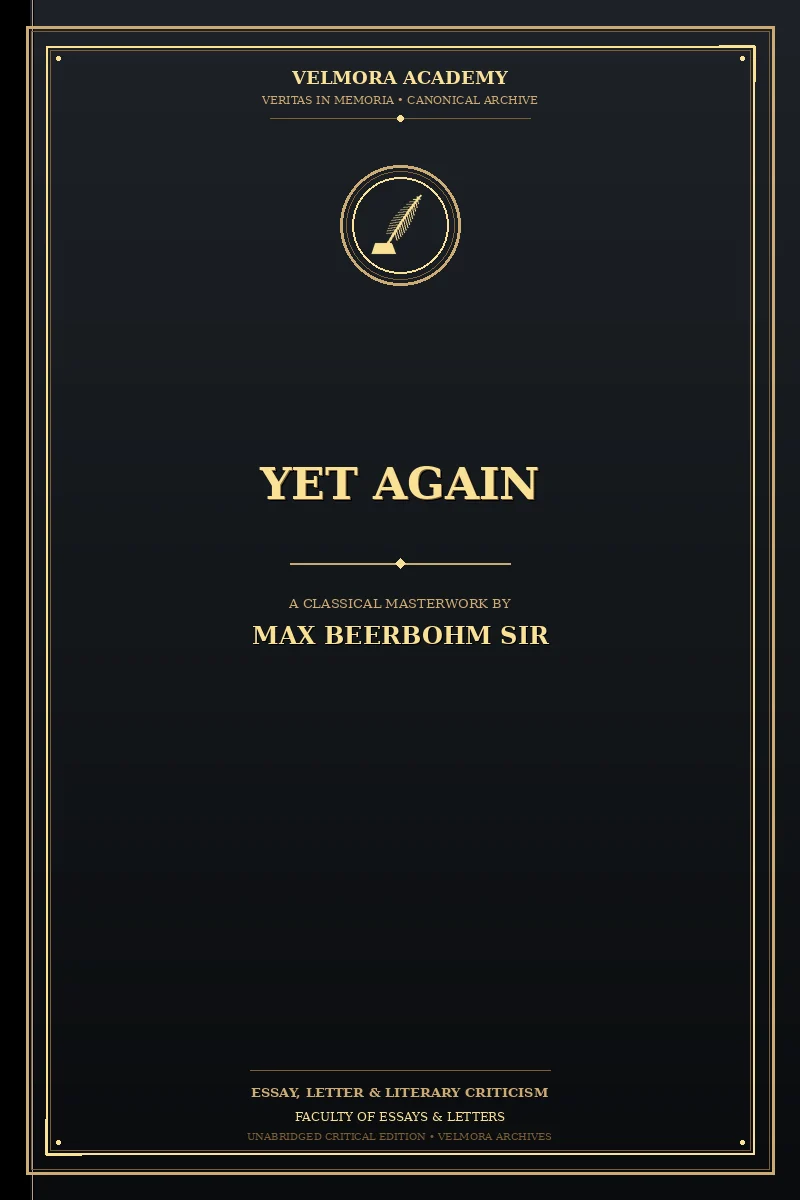 Cover of Yet Again