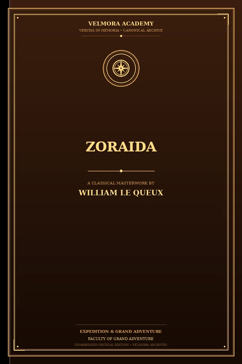 Cover of Zoraida
