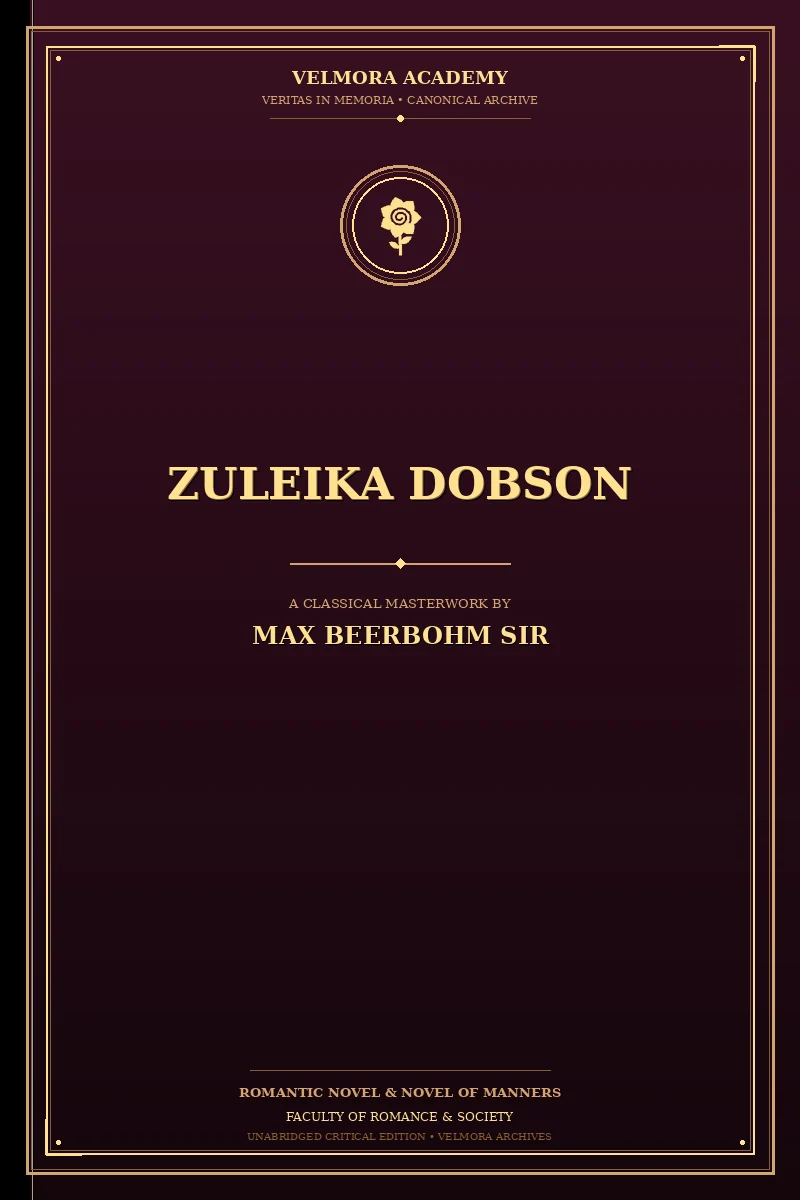 Cover of Zuleika Dobson