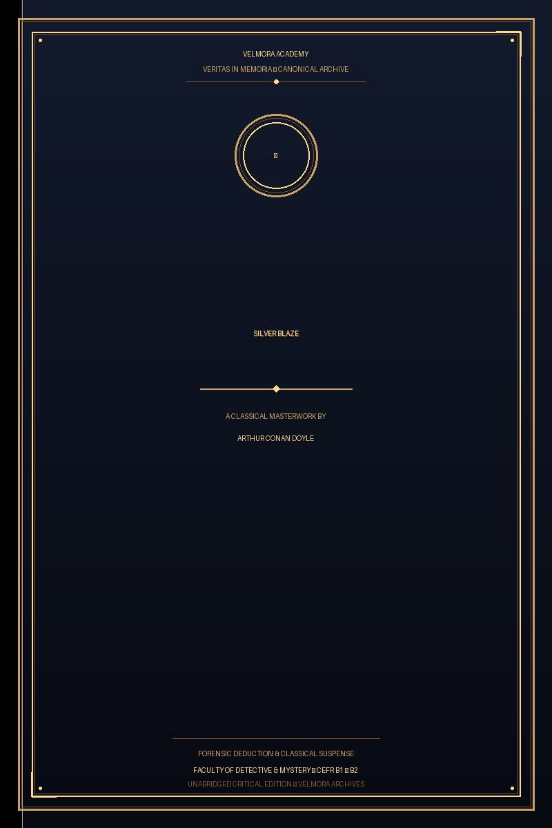Cover of Silver Blaze