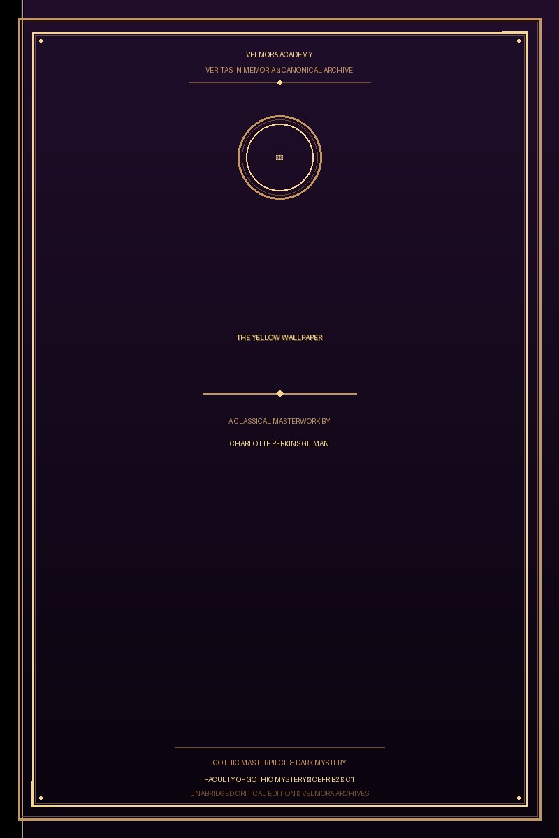 Cover of The Yellow Wallpaper