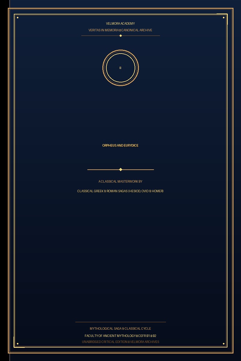 Cover of Orpheus and Eurydice