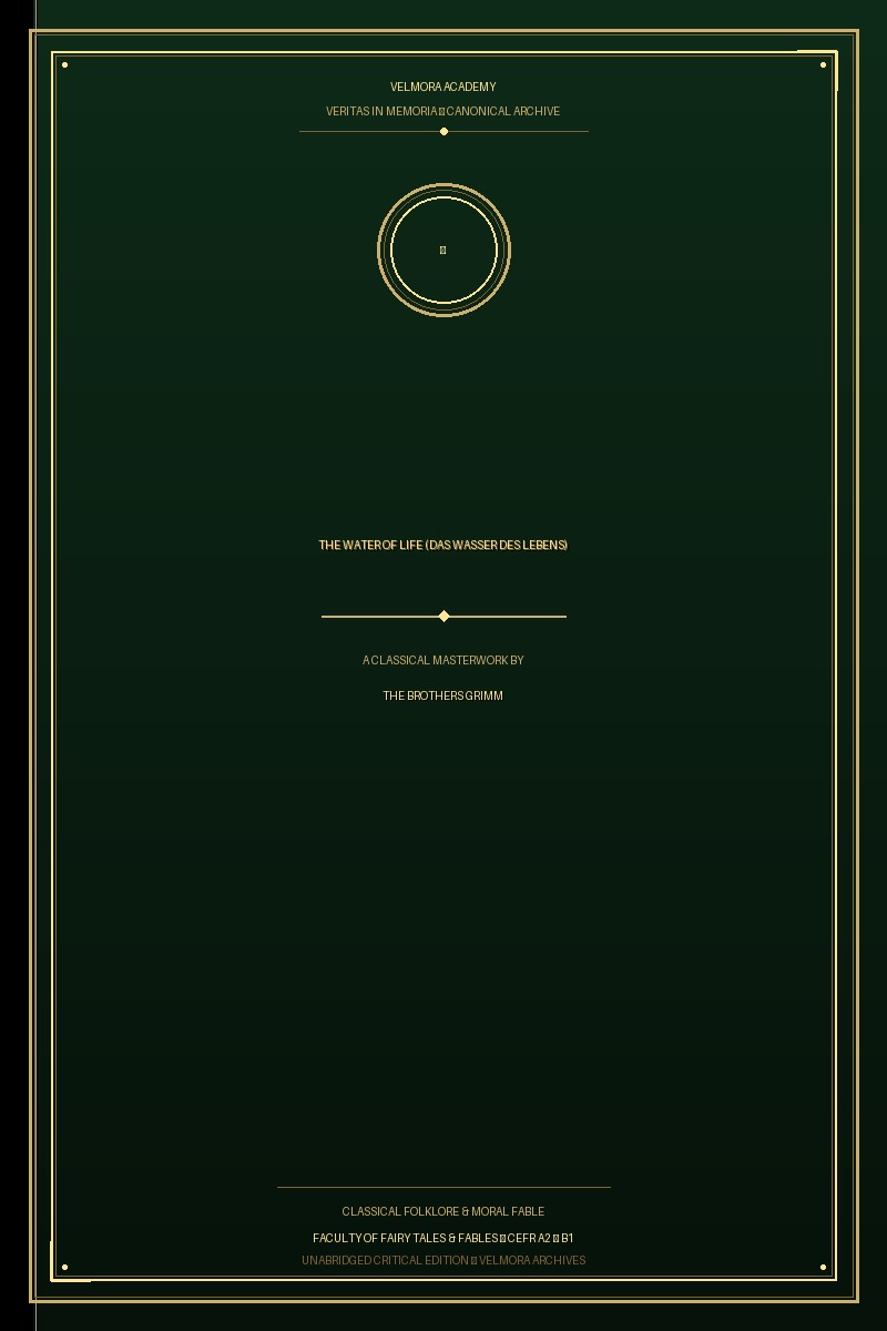 Cover of The Water of Life (Das Wasser des Lebens)