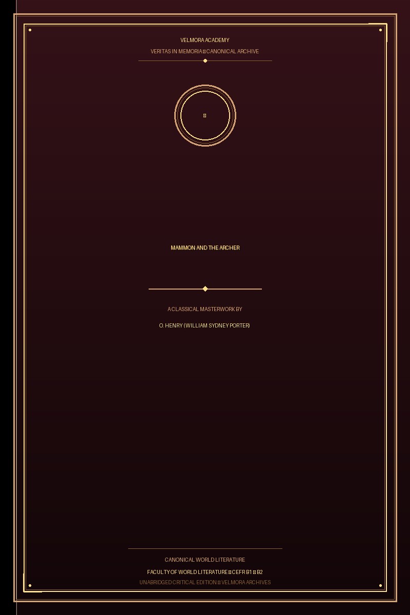 Cover of Mammon and the Archer