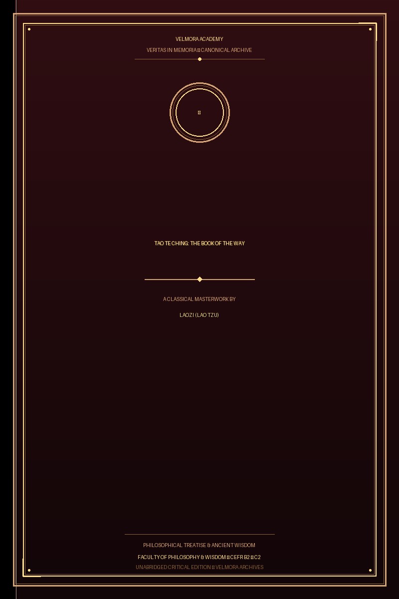 Cover of Tao Te Ching: The Book of the Way