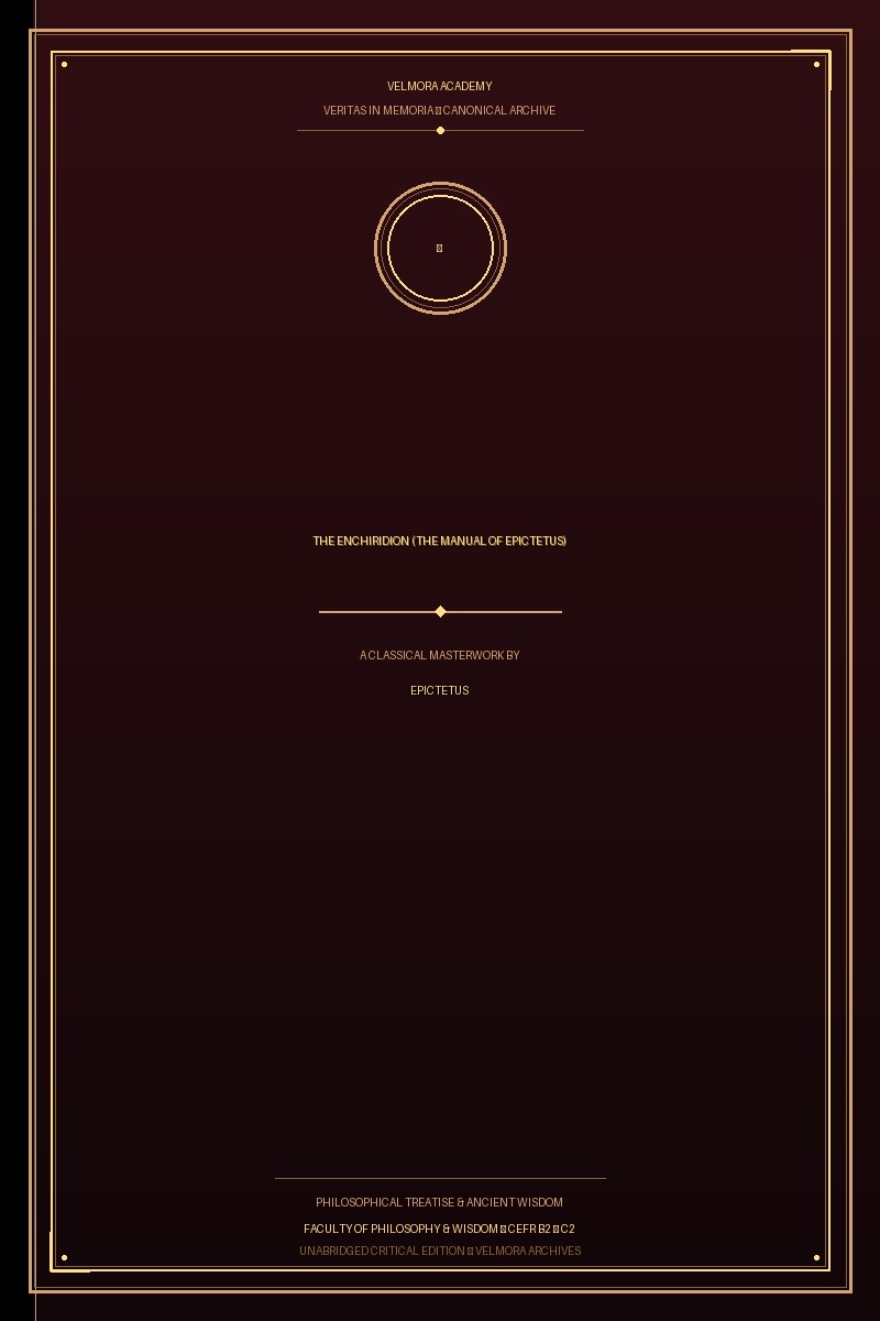 Cover of The Enchiridion (The Manual of Epictetus)