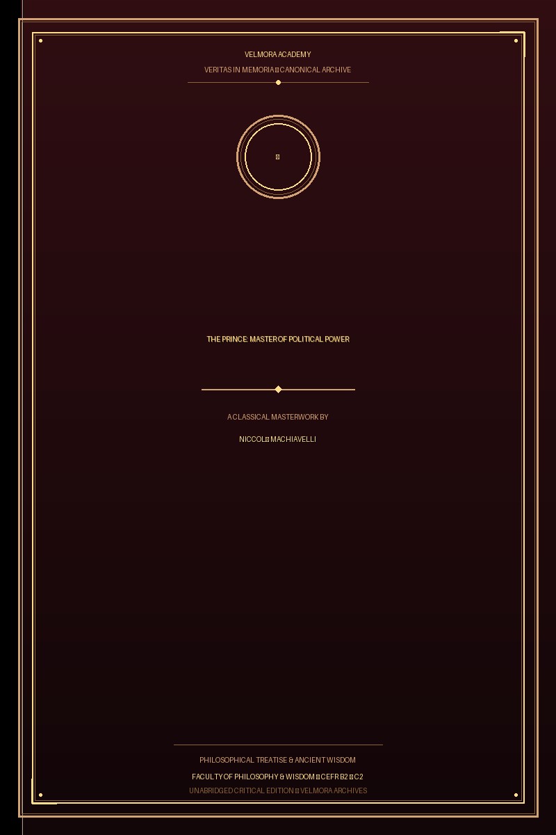 Cover of The Prince: Master of Political Power